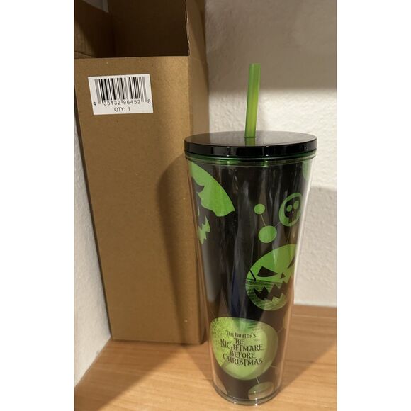 Starbucks Tim Burton's The Nightmare Before Christmas Tumbler 24 OZ, NIB - Picture 5 of 6